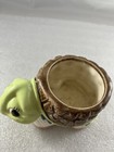 Vintage Ceramic Turtle Planter Pot