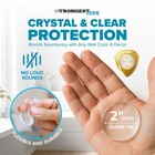 Wall Protector For Door Knobs  2inch  Clear Selfadhesive Door Stopper Guards    