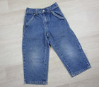 Vintage Y2k Gap Jeans Toddler  4  Blue Denim Utility Double Knee Workwear Baggy
