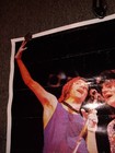 Rod Stewart Faces Ron Wood Live Concert Poster Vintage Early 70s