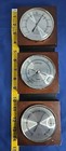 Vintage German Weather Station Focal     Barometer Thermometer Hygrometer     Wood  