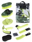 Horse Grooming Brushes Kit 9 Pieces With Organizer Bag Grooming Care Series H   