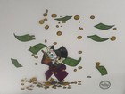 Original Walt Disney Scrooge Mcduck     Le 2500 Serigraph Seri Cel Cell Scarce -