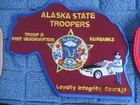 7 State Police Patchs For Display Only New Jersey tennessee alaska delaware