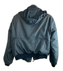 Goosedown Mens M Bomber Jacket Plaid Wool Lining Gorpcore Hood Air Crews Only
