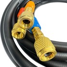 Hr3b Ball Valve Refrigerant Hose Set  3  With Color Tags - 1 4  X 1 4   5  