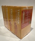 4 Boxes Of 12  Trojan Ultra Ribbed Lubricated Latex Condoms Exp  08 27