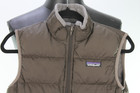 Patagonia Kid s Goose Down Puffer Vest Size Xs Olive Green