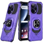 For Cricket Icon Plus 2026 Sn333 Robotic Ring Stand Hybrid Case Phone Cover