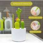 Cacti Bottle Cleaning Brush Set     4-piece Kit With Bottle Brush  Nipple Brush