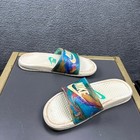 Nike Benassi Jdi Men s Slides Sandals Size 9 Multi Color Swirl Graphic Athletic