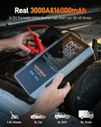 Wolfbox Jump Starter With Air Compressor  3000a Portable Car Battery Booster