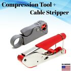 Rg58 Rg59 Rg6 Compression Tool   Bnc Rca F Cable Stripper Crimper Coax Cable Kit