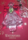 Waterford Crystal 2015 Annual Christmas Tree Ornament Boxed W tag  40005048