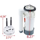 T Tulead Toilet Fill Valve  Dual Flush Valve  Push Button  Toilet Tank Parts    