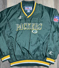 Green Bay Packers Pullover Jacket Logo Athletic Pro Line Men s Large Vintage