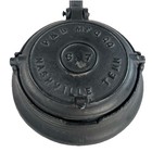 Antique Waffle Maker Cast Iron 2-piece P   B Manufacturing  67 Black Euc