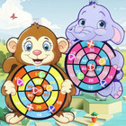 1pc Kids Educational Dart Board Game     Safe Indoor Montessori Toy Ages 3   7 - New