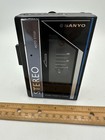 Vintage Sanyo Portable Stereo Am fm Cassette Tape Player Mgr59 Nice - Works Well
