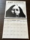 Vintage John Lennon Tribute 1981 Calendar Beatles Photo Calendar Rare Limited Ed