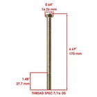 Caltric 7512566 Primary Clutch Bolt For Polaris Sport Starlite Big Boss Worker