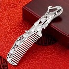 Sterling Silver Comb Peacock Lady s Comb Weight 39g With Inspection Certificat