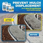 Make 166oz Rock Glue For Landscaping  Concentrated Mulch Glue  128oz  Clear 