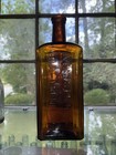 Macon Medicine Co  Quinn   s Pioneer Blood Renewer  Macon  Ga  Amber Bottle