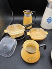 Vintage Corning Ware Blue Cornflower Plastic Chilton Childs Play Dishes Usa