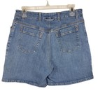 Jones New York Sport Denim Shorts Womens Bermuda Stretch Pockets Blue Size 8