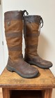 Dublin Equestrian River Boots Womens 7 Brown Regular Calf Tall Waterproof