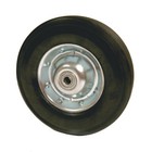 2pc 10  Inch Solid Rubber Dolly Wheels Tire Rim Wheel Hard Heavy Duty Cart