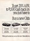 Kodak Oldsmobile 1989 Vintage Magazine Ad S900 Camera Cutlass Cars