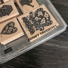 Stampin Up Wooden Stamps Set Rubber Mounted Farm Animals Plants Country Life