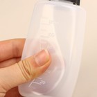120ml Sewing Machine Oil Bottle Clear White Plastic Spray Nozzle Empty Bottle