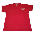 Sturgis Motorcycle Rally 69th Anniversary Red T Shirt Pin Up Graphic Large Y2k 