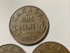 1922 1923 1925 Canada Small Cent