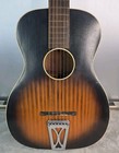 Stella Harmony H929 Vintage 1960s Acoustic Parlor Guitar Sunburst Usa