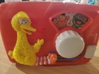 Sesame Street Big Bird Radio Music Box Toy Wind-up Vintage Works 