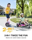 Gyroor G13 k1 6 5   Self Balancing Scooter For Kids With Bluetooth Speaker-pink