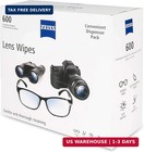 Zeiss Lens Cleaning Wipes 600 Count Pre-moistened Streak-free Eyeglass Cleaner