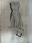 Vtg 60 s Mail Order Patt-o-rama Pleated Jumper Sewing Pattern Woman Not Repro