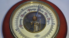 Atco wall Barometer wood And Brass weather Change vintage germany