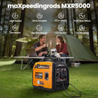 5000 Watt Portable Inverter Generator For Rv Camping  Quiet   Lightweight