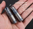 Titanium Outdoor Camping Mini Edc Led Survival Flashlight Keychain