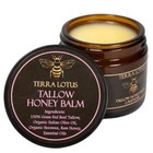 Organic Grass-fed Beef Tallow Balm With Raw Honey - Moisturizing Cream For So   