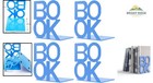Anti-slip Metal Bookends  Ideal For Home Office And School Organization