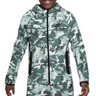 Nike Tech Fleece Camo Full Zip Sweatshirt Jacket Sz Large Boys Green Black  115