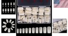 Full Coverage 500pcs Acrylic False Nails - 10 Size Professional Nail Kit