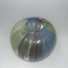 Rare Vintage Millefiori Art Vase Murano Glass Latticino Stripes 5   